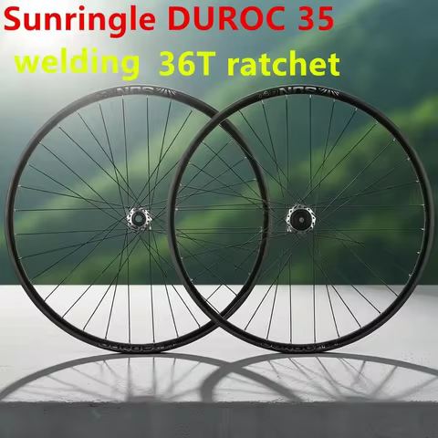 Inches Wheel 27.5/29 MTB 36T Ratchet Hub MTB SUNRingle Weld Duroc 35 Rim Mountain Bike Wheelset 27.5