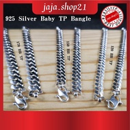 READY STOCK | 925 Silver TP Baby Bangle For Kids | Bangle Budak Gelang Tangan Perak 925