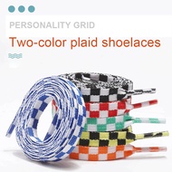1Pair 120/140 cm Shoe Lace for Sneakers Men Women Sports Shoes Shoelaces Hip-hip Grid Shoe Strings
