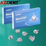 2 Boxes AZDENT Dental Orthodontic Spherical Monoblock Self-Ligating Brackets ROTH/MBT 0.022 345 Hook