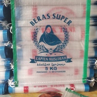 KARUNG BERAS 5KG SABLON SATU WARNA