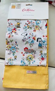 全新Cath Kidston Snoopy 棉質茶巾（2條）
