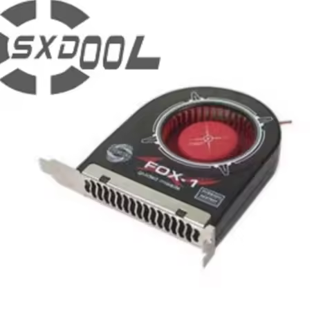 1PCS EVERCOOL FOX-1 PC Computer Chassis Case Heat Sink PCI Cooler Cooling Fan Radiator Blower 2200RP