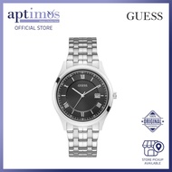 [Aptimos] Guess Element W1218G1 Black Dial Men Quartz Bracelet Watch