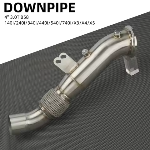 4inch B58 Engine Downpipe for BMW M140i M240i M340i 340i 440i 540i 740i xDrive X3 X4 X5 G01 G02 G05 