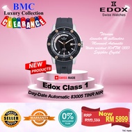 Edox Men's 83005 TINR NIR Day Date Automatic Class-1 Watch