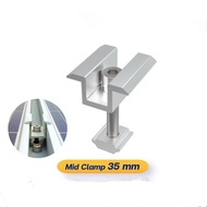 อุปกรณ์จับยึดแผง Solar Mounting - L Feet / Mid Clamp 35-40 mm / End Clamp 30-35 mm