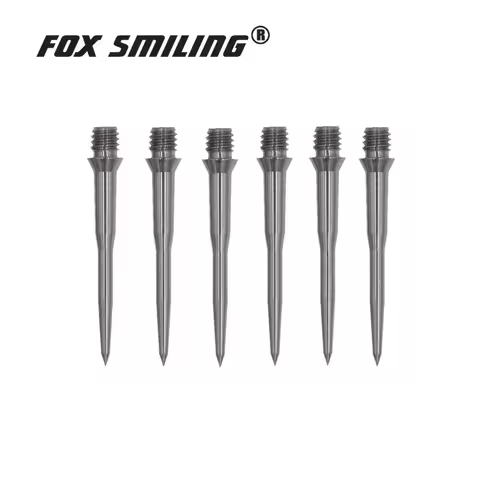 FOX SMILING 6PCS Dart Steel tip Converter Points 2BA, Replacement Tips