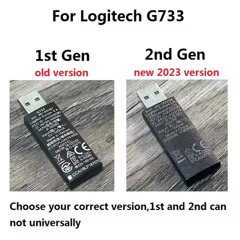 Original Spare parts for Logitech G733 1st Gen/2nd Gen 2023 verion Headphones replacement Adapter Re