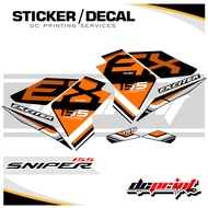 SNIPER 155 DECALS STICKER V3 EXCITER DESIGN LIMITED EDITION