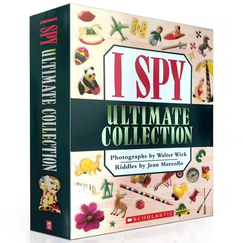 10 Books Set I Spy Ultimate Collection Visual Discovery English Picture Book Early Education Kids Re