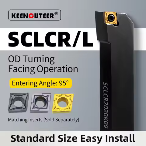 SCLCR SCLCL Lathe Tool SCLCR1212H09 SCLCR1616H09 SCLCR2020K09 External Turning Tool For CCMT09 Carbi