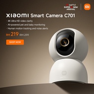 NEW - Xiaomi Smart Camera C701 | 4K video clarity AI pet and baby monitoring on-demand lens shieldin