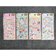 DAISO Embossed decoration sticker, original decorative sticker JapaneseDaiso