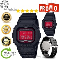 Leo Marketing [Japan Made] GW-B5600AR-1 PETAK Black Red Dial Sports Watch Resin Band for Unisex Dw56