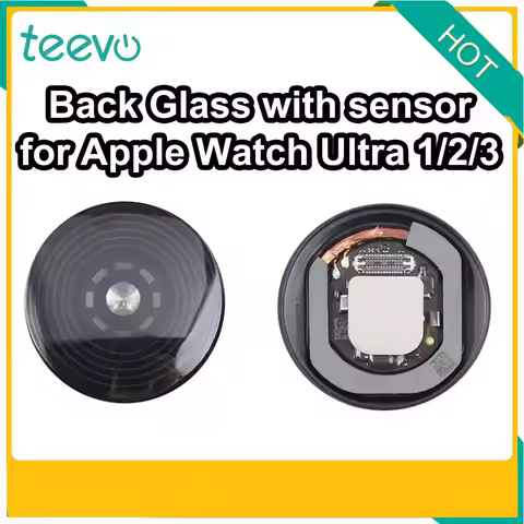 Back Glass Cover With Wireless Charging Coil Flex Replacement For Apple Watch Ultra 1 2 3 49mm GPS L