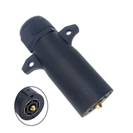 【VARSTR HOT】2Pcs 7 Way Round RV Style Trailer Light Connector Replacement End Blade Pin