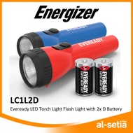 EVEREADY LC1L2A (AA BATTERY) / LC1L2D (D BATTERY) LED TORCH LIGHT FLASH LIGHT WITH 2X BATTERIES