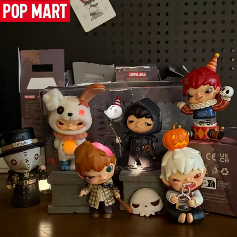 Hot Original POPMART Hirono Monsters' Carnival Series Blind Box Desktop Scene Decoration Toys Models