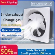 Hot selle0t14ev 8/10/12 inch wall-mounted exhaust fan mute large suction louver fan kitchen bathroom