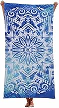 WZHZJ Summer Printed Beach Towel Folding Wall Hanging Quick-Dry Throws Mandala Outdoor Picnic Mat Peacock Camping Carpet Swim Towels (Color : Multi-colored)