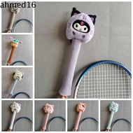 AHMED Badminton Racket Handle Cover, Non Slip Cinnamoroll Cartoon Badminton Racket Protector, Kt Cat Drawstring Cute Badminton Racket Grip Cover Badminton Decorative