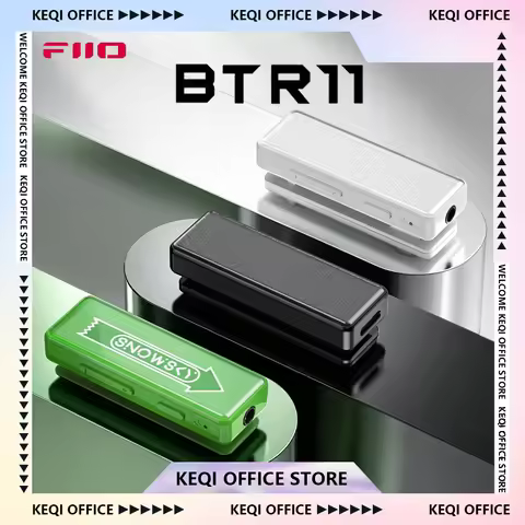 FiiO BTR11 Headphone Amplifier Adapter Bluetooth 5.3 Receiver LDAC 3.5mm Wireless Audio Customized G