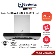 Electrolux 90cm UltimateTaste™ 500 Chimney Kitchen Hood | ECC9310S (Chimney Hood Range Hoods Penghis