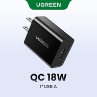 UGREEN QC 18W Fast Charger USB A Wall Charger Adapter หัวชาร์จเร็ว อะแดปเตอร์ชาร์จเร็วModel: 60495