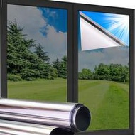 1Roll Window Privacy Film One Way, Reflective Mirror Window Tint For Home UV Heat Blocking, No Adhes