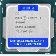Intel Core i3 Processor - 8100 3.6Ghz - TRAY