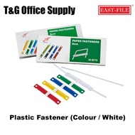 East File | Plastic Fasteners 8CM - White / Colour