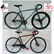 Gainway 700c Fixie Basikal Road Bike Fixie Bicycle