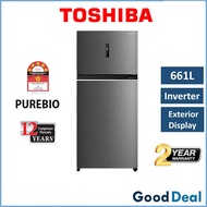 Toshiba RT835 661L Inverter Refrigerator Peti Sejuk Fridge