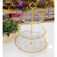 Qori Store - 3 Tier Acrylic Plates / 3 Tier Acrylic Plates / Aesthetic Acrylic Plates / Hotel Acryli