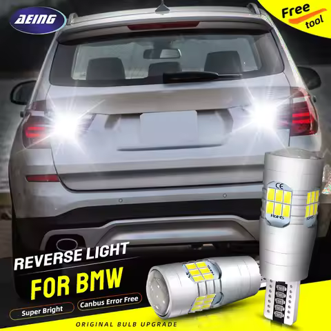 2pcs Car LED Reverse Backup Light Blubs For BMW X3 E83 F25 X5 E70 Z4 Roadster E89 1-Series E81 E87 E