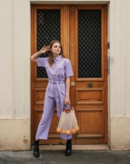 Brown sugar studio จั้มสูทขายาวแขนสั้น