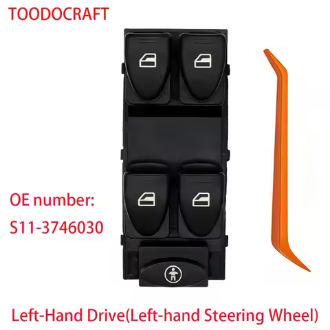 Toodocraft S11-3746030 Driver Side Window Switch Compatible with Chery QQ QQ3