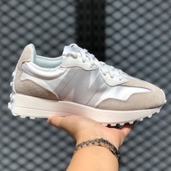 AirRoom New Balance 327 WS327SFD White Silk Suede Heightening Sneakers