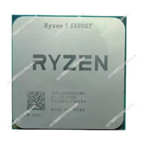 5500GT NEW R5 5500GT 3.9GHz Six-Core Twelve-Thread 65W CPU Socket AM4 New but without cooler