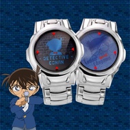 PROMO!! JF Detective Conan Clamshell Anime Watch Waterproof Manga Role Watch