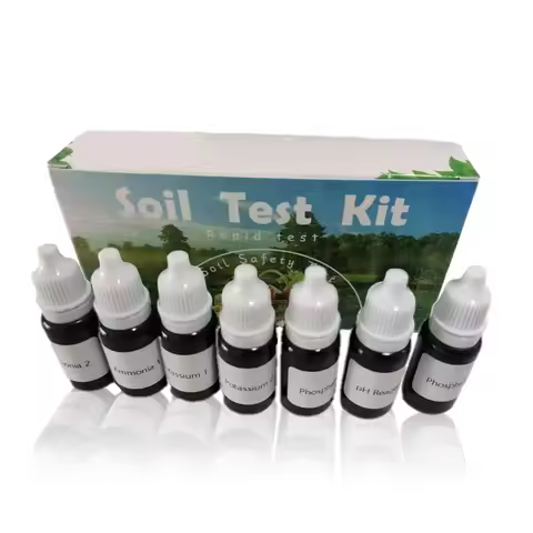Soil Test Kit for pH Nitrogen Phosphorus Potassium Soil NPK Testing Kit Rapid Garden Soil Tester for