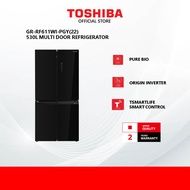 Toshiba GR-RF611WI-PGY(22) 530L Multi-Door Refrigerator/Peti Sejuk/ 冰箱