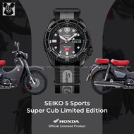 SEIKO 5 Sports SRPJ75K1 Men Watch Honda Super Cub SKX Sense Automatic 42.5mm Nylon Black Grey Limite