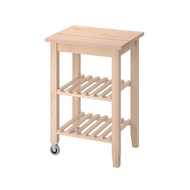 IKEA BEKVÄM Kitchen trolley, birch, 58x50 cm