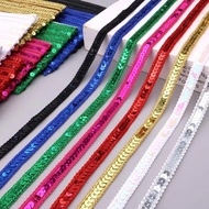 Gold & Silver Sequin Ribbon - 5 Yards for Dresses & DIY Crafts Malaysia