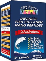 21st Century Japanese Fish Collagen Nano Peptides, 31 ct