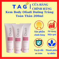 Kem Body Oliadi Dưỡng Trắng Toàn Thân Với Công Nghệ Hạt Nano Phân Tử 200ml