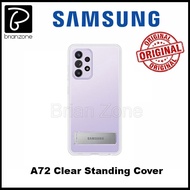 Official Samsung Galaxy A72 Clear Standing Cover Case