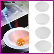 [Sharprepublic] High- Quartz Silica Crucible Dish Cup for Melting Casting Refining Gold